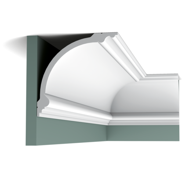 Карниз Orac Decor Полиуретан C338 BA'ROCK д 2000 x в 182 x ш 182